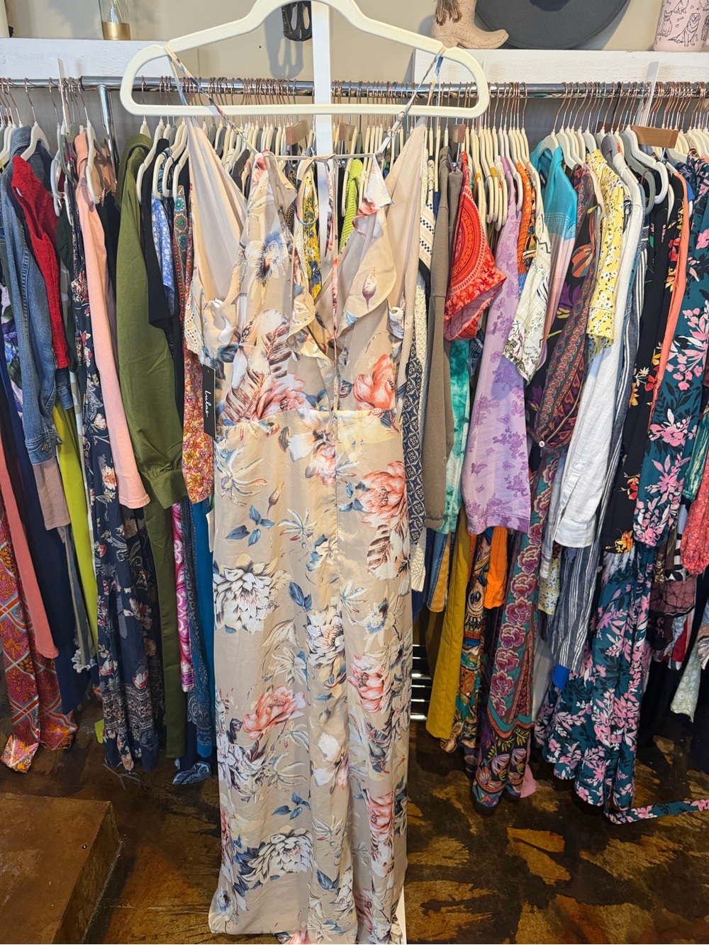 NWT Lulu's Something Just Like This Floral Maxi Dress - Picture 10 of 10